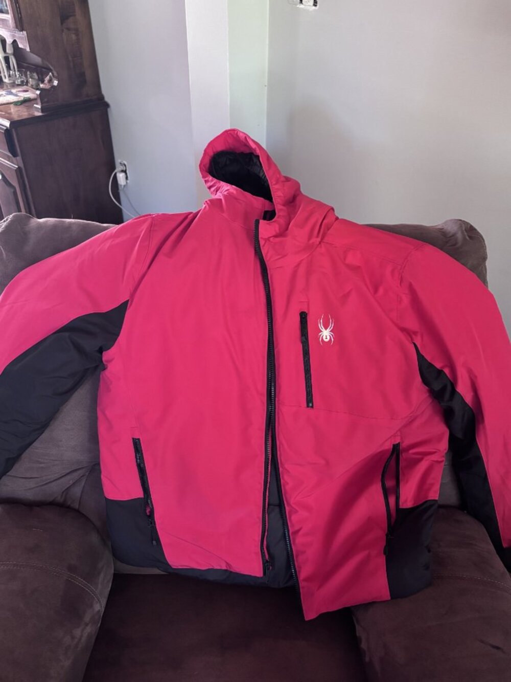 Women's Spyder Red/Black Ski Jacket